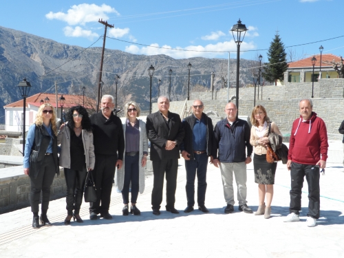 Επίσκεψη Δημάρχου Μαρίνου Γαρνέλη  για την παρακολούθηση της προόδου εργασιών σε έργα του Δήμου Κ. Τζουμέρκων
